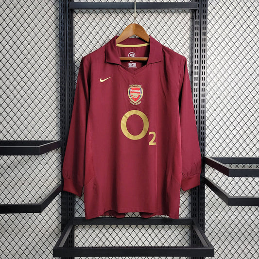 Arsenal 2005-06 Home Long Sleeve